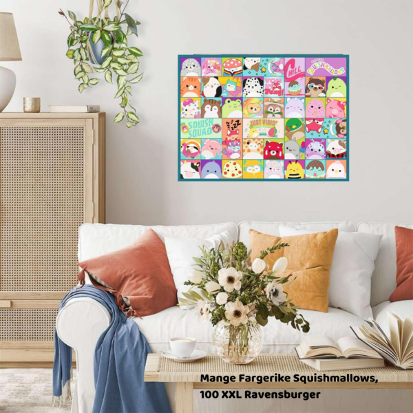 Puslespill squishmallows 100 XXL brikker Ravensburger | Puslespill for barn og voksne | Puslespill for barn | Gaver til barn_5