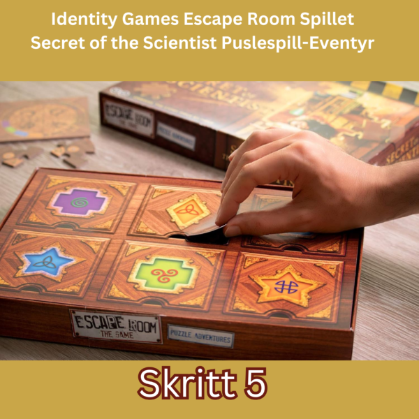 Escape Room Spillet Secret of the Scientist Puslespill-Eventyr- Identity Games | Puslespill og rømningsrom i ett for voksne og tenåringer_7