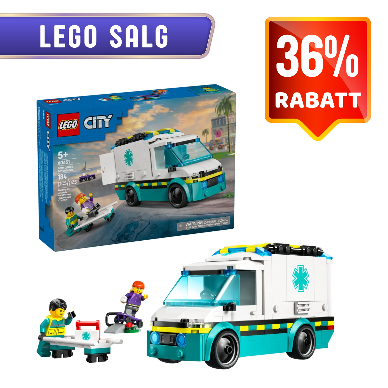 LEGO 60451 Sykebil | LEGO City 60451
