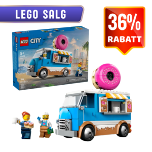 LEGO City smultringbil byggesett med morsomme detaljer og minifigur for kreativ lek