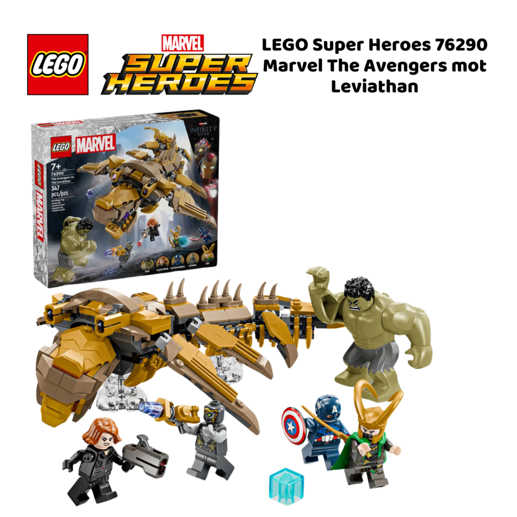 LEGO Super Heroes 76290 Marvel The Avengers mot Leviathan | Nye LEGO® sett og leker | Offisielle LEGO®-leker | LEGO byggesett for barn fra 7 år og oppover | gaver til barn 7 år og oppover