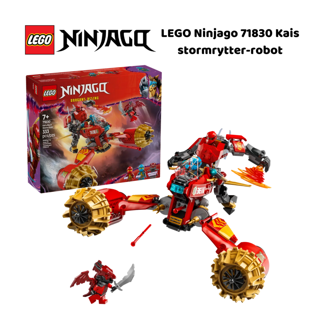 LEGO Ninjago 71830 Kais stormrytter-robot | Nye LEGO® sett og leker | Offisielle LEGO®-leker | LEGO byggesett for barn fra 7 år og oppover | gaver til barn 7 år og oppover