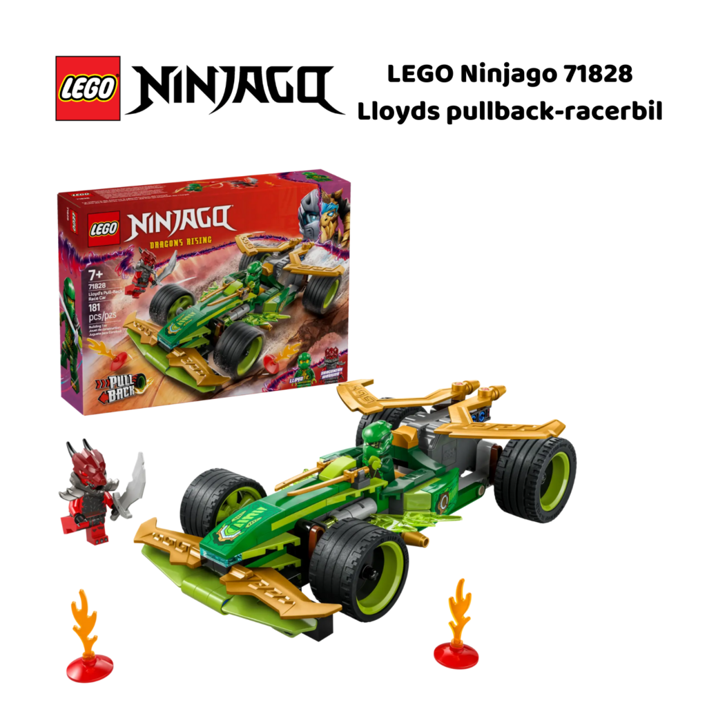 LEGO Ninjago 71828 Lloyds pullback-racerbil | Nye LEGO® sett og leker | Offisielle LEGO®-leker | LEGO byggesett for barn fra 7 år og oppover | gaver til barn 7 år og oppover