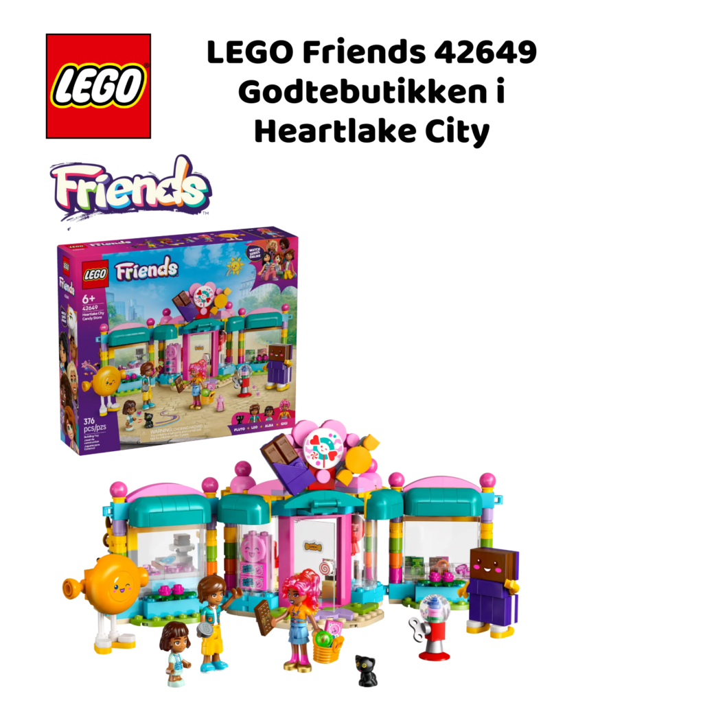 LEGO Friends 42649 Godtebutikken i Heartlake City | Nye LEGO® sett og leker | Offisielle LEGO®-leker | LEGO byggesett for barn fra 6 år og oppover | gaver til barn 6 år og oppover