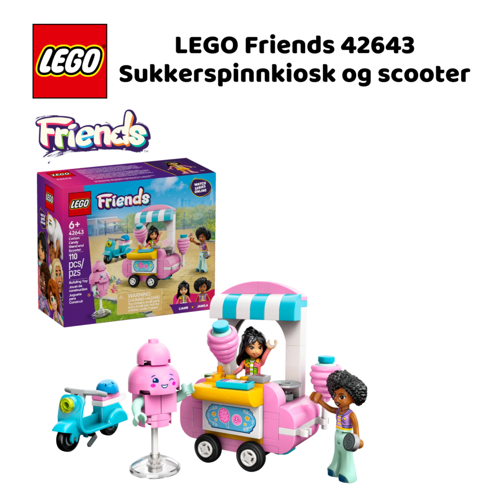 LEGO 42643 Sukkerspinnkiosk og scooter | LEGO Friends 42643