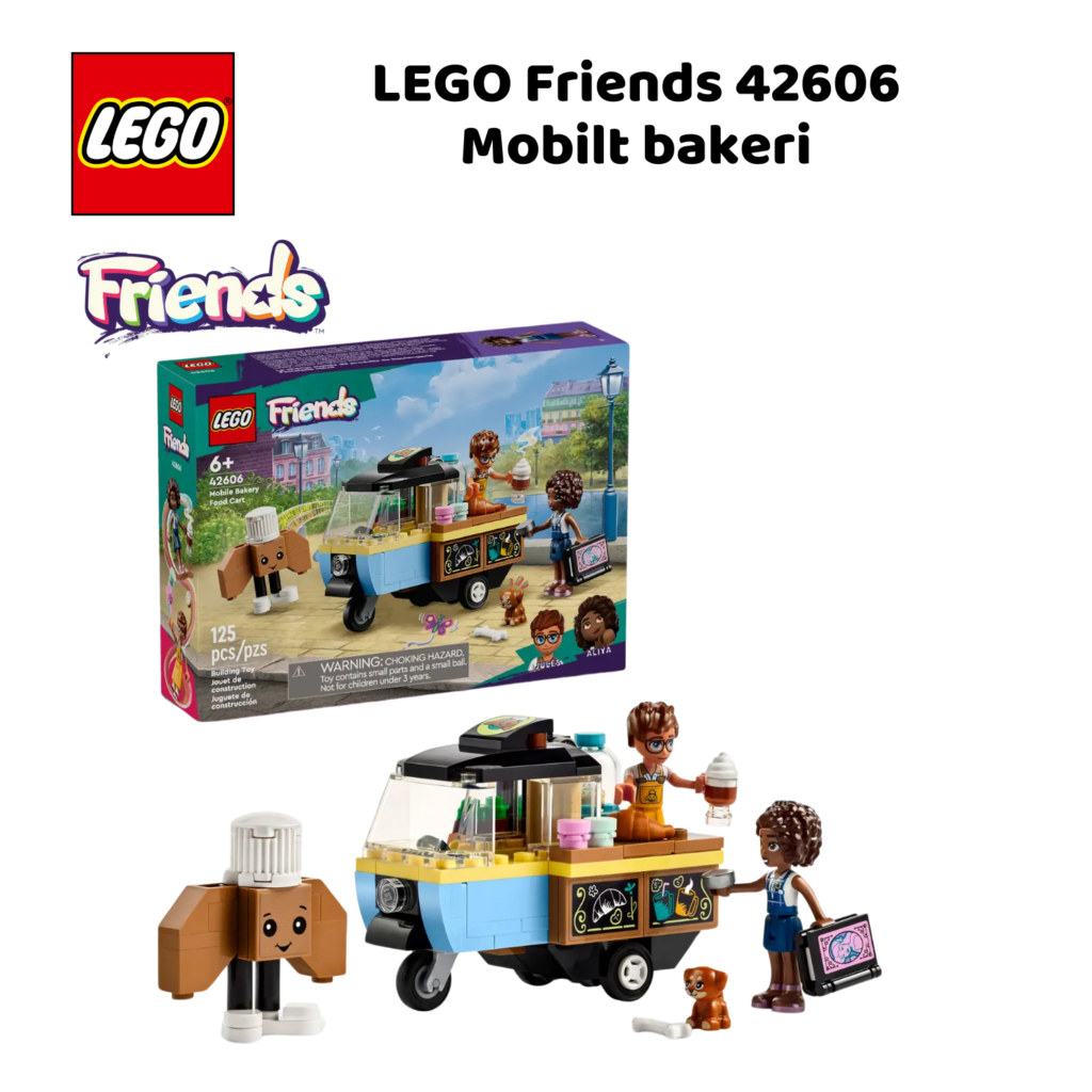 LEGO Friends 42606 Mobilt bakeri | Nye LEGO® sett og leker | Offisielle LEGO®-leker | LEGO byggesett for barn fra 6 år og oppover | gaver til barn 6 år og oppover