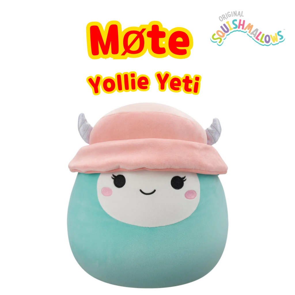 Squishmallows Yollie Yeti | Squishmallows 30 cm (12-tommer) | Plysj samleobjekt myk og squishy ost utstoppet dyreleke – legg til troppen din – gave til barn, jenter og gutter