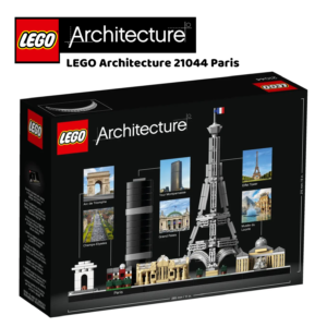 LEGO Architecture 21044 Paris | LEGO byggesett for barn fra 12 år og oppover | gaver til barn 12 år og popover_1