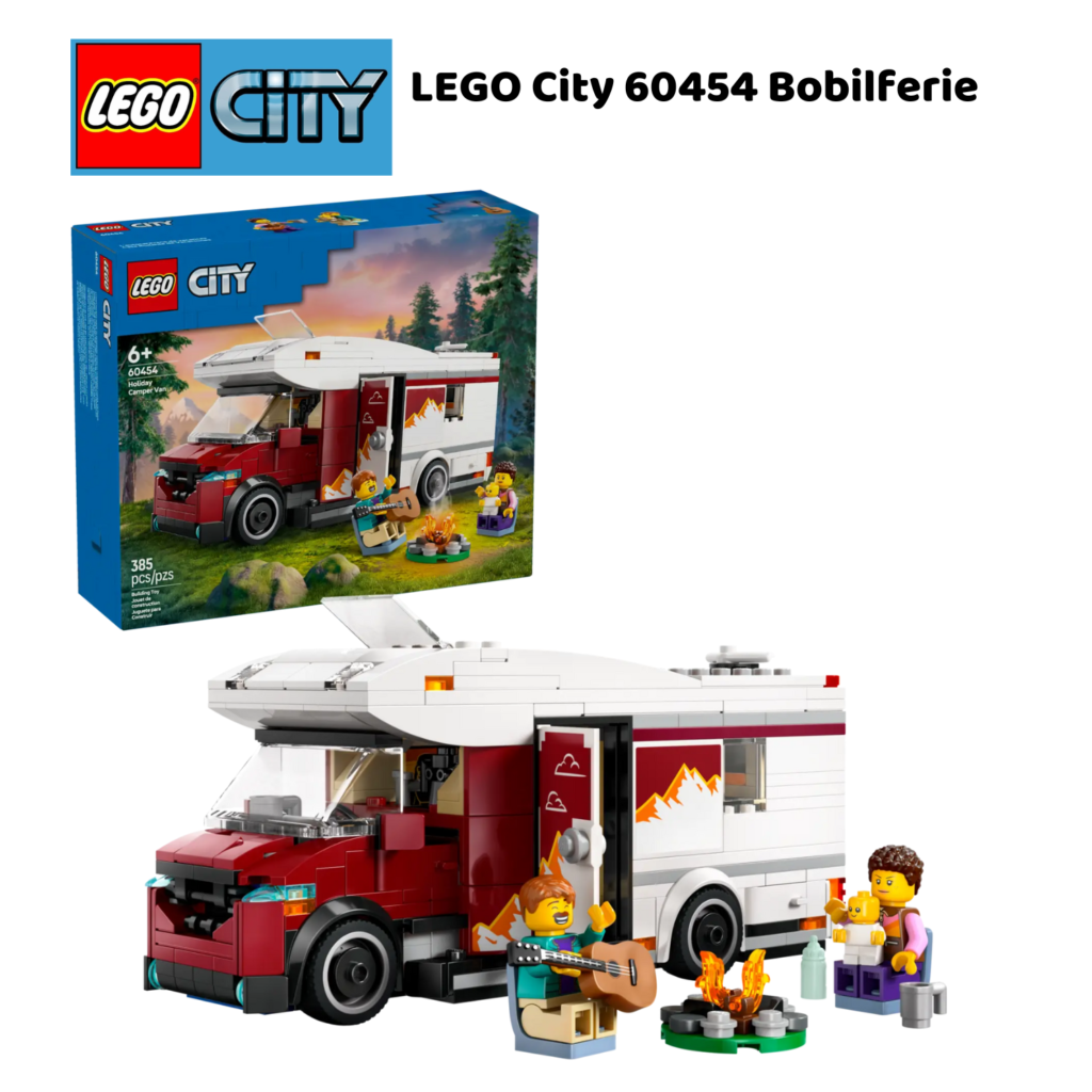 LEGO City 60454 Bobilferie | Nye LEGO® sett og leker | Offisielle LEGO®-leker | LEGO byggesett for barn fra 6 år og oppover | gaver til barn 6 år og oppover
