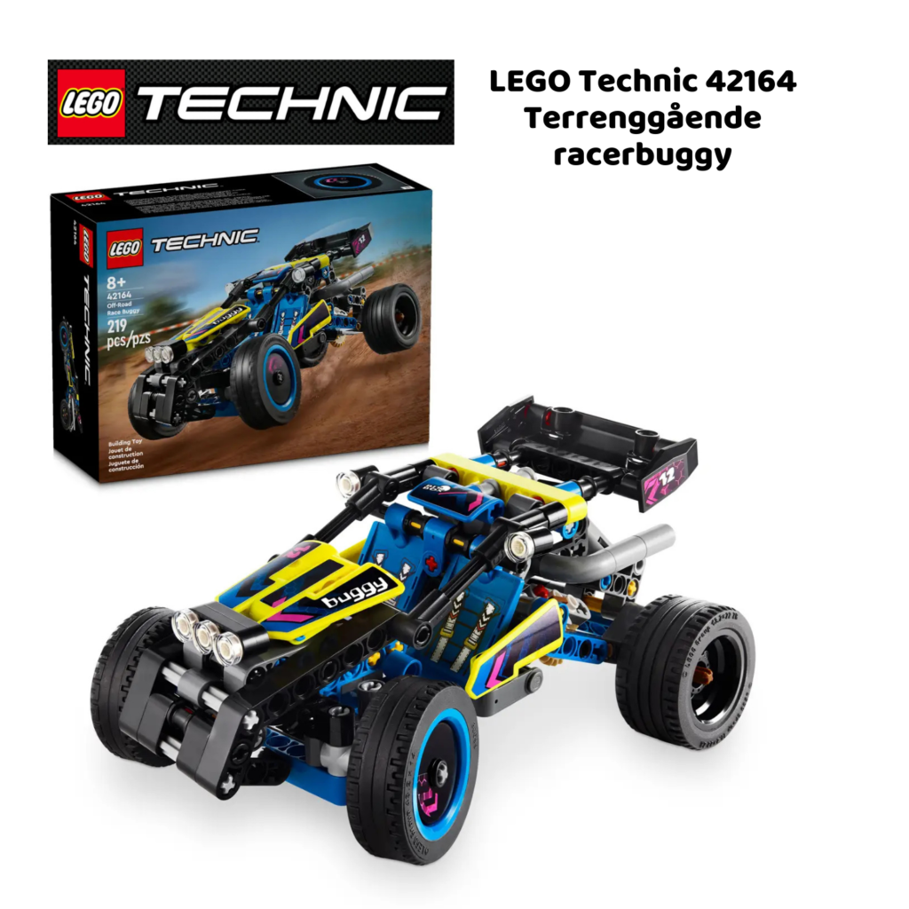 LEGO Technic 42164 Terrenggående racerbuggy | Nye LEGO® sett og leker | Offisielle LEGO®-leker | LEGO byggesett for barn fra 8 år og oppover | gaver til barn 8 år og oppover
