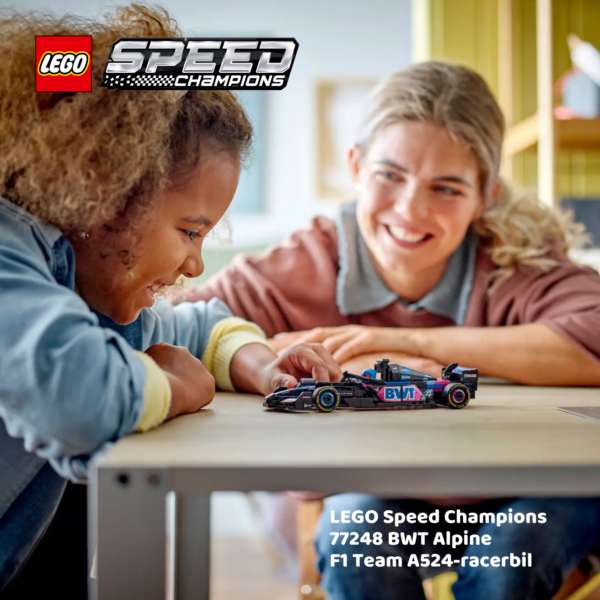 LEGO Speed Champions 77248 BWT Alpine F1 Team A524-racerbil | LEGO byggesett for barn fra 10 år og oppover | gaver til barn 10 år og popover_10