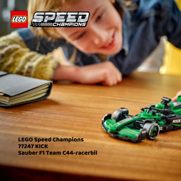 LEGO Speed Champions 77247 KICK Sauber F1 Team C44-racerbil | LEGO byggesett for barn fra 10 år og oppover | gaver til barn 10 år og popover_10