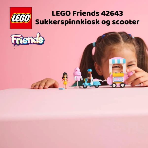 LEGO Friends 42643 Sukkerspinnkiosk og scooter | LEGO byggesett for barn fra 6 år og oppover | gaver til barn 6 år og popover_10