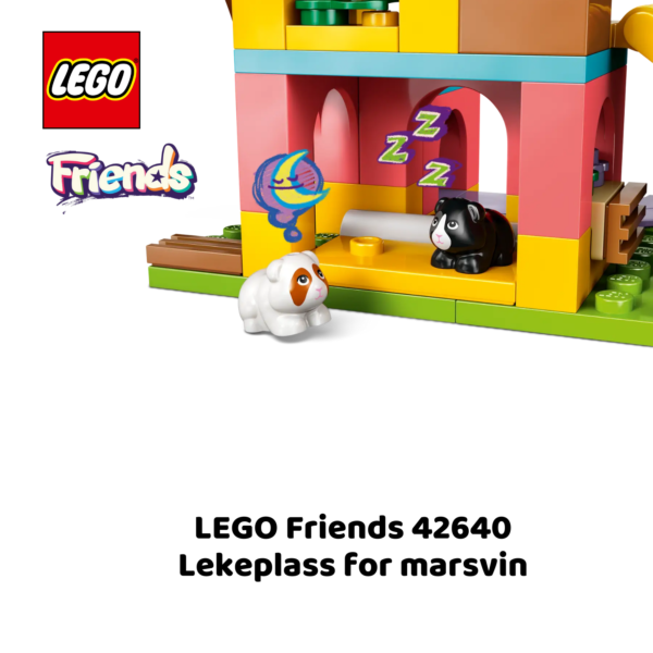 LEGO Friends 42640 Lekeplass for marsvin | LEGO byggesett for barn fra 5 år og oppover | gaver til barn 5 år og popover_10