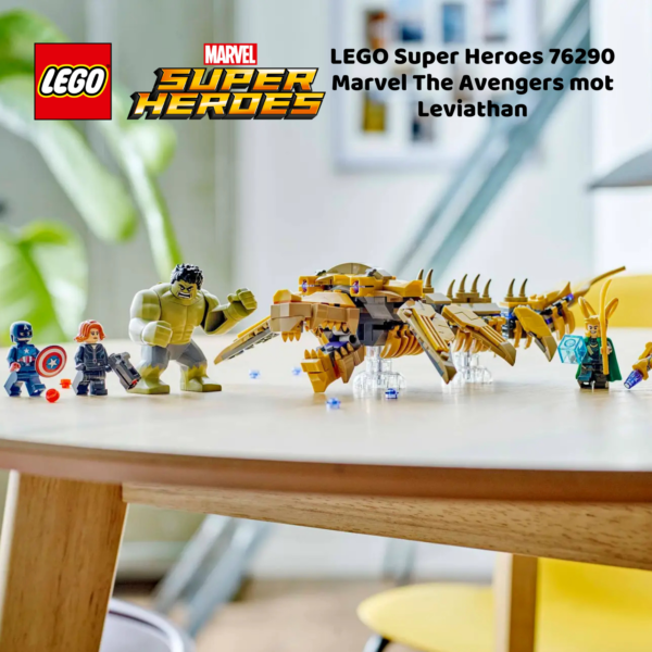 LEGO Super Heroes 76290 Marvel The Avengers mot Leviathan | LEGO byggesett for barn fra 7 år og oppover | gaver til barn 7 år og popover_10