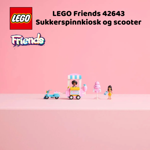 LEGO Friends 42643 Sukkerspinnkiosk og scooter | LEGO byggesett for barn fra 6 år og oppover | gaver til barn 6 år og popover_11