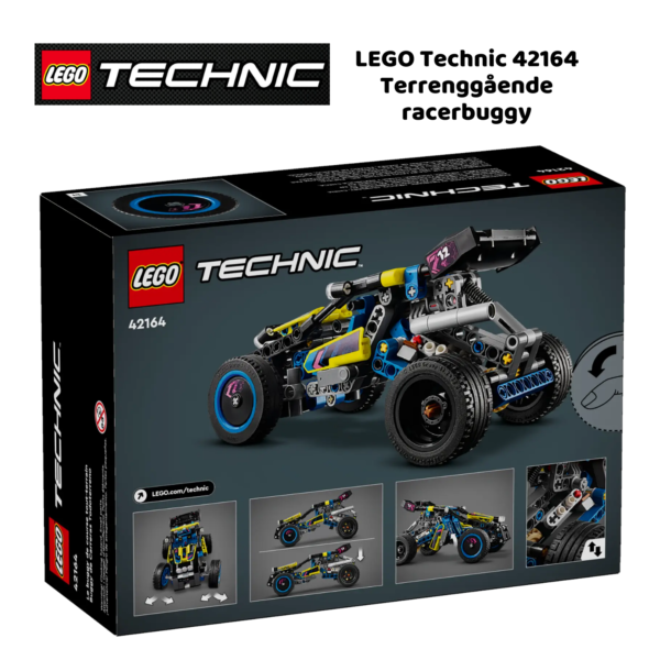 LEGO Technic 42164 Terrenggående racerbuggy | LEGO byggesett for barn fra 8 år og oppover | gaver til barn 8 år og popover_2