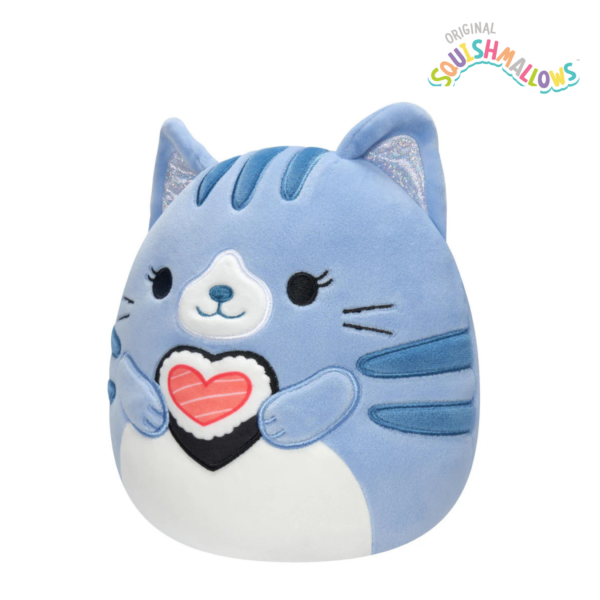 Squishmallows Carizma the Tabby Cat | Squishmallows 19 cm (8-tommer) | Plysj samleobjekt myk og squishy ost utstoppet dyreleke – legg til troppen din – gave til barn, jenter og gutter_2