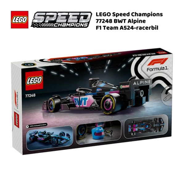 LEGO Speed Champions 77248 BWT Alpine F1 Team A524-racerbil | LEGO byggesett for barn fra 10 år og oppover | gaver til barn 10 år og popover_2