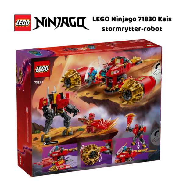 LEGO Ninjago 71830 Kais stormrytter-robot | LEGO byggesett for barn fra 7 år og oppover | gaver til barn 7 år og popover_2