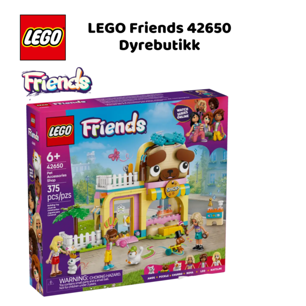 LEGO Friends 42650 Dyrebutikk | LEGO byggesett for barn fra 6 år og oppover | gaver til barn 6 år og popover_2