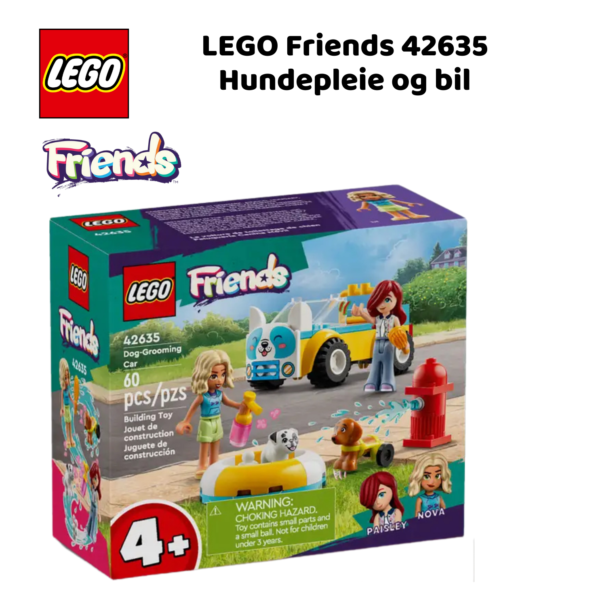 LEGO Friends 42635 Hundepleie og bil | LEGO byggesett for barn fra 4 år og oppover | gaver til barn 4 år og popover_2