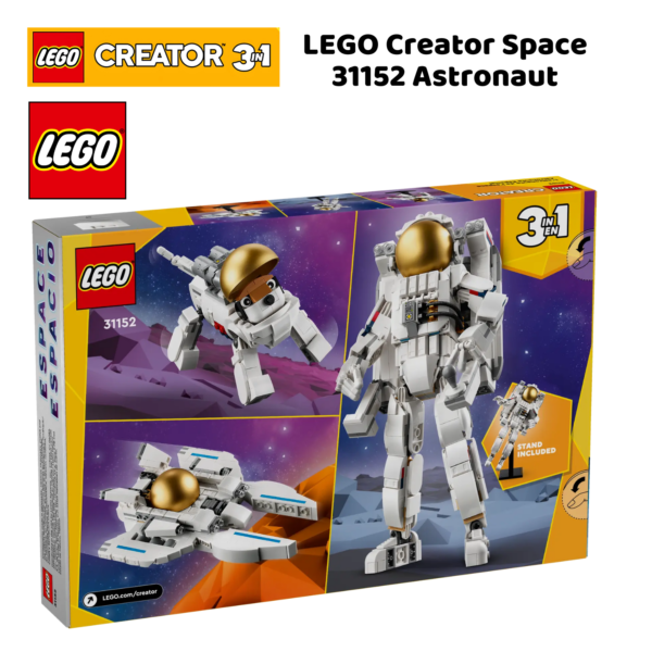 LEGO Creator Space 31152 Astronaut | LEGO byggesett for barn fra 9 år og oppover | gaver til barn 9 år og popover_2