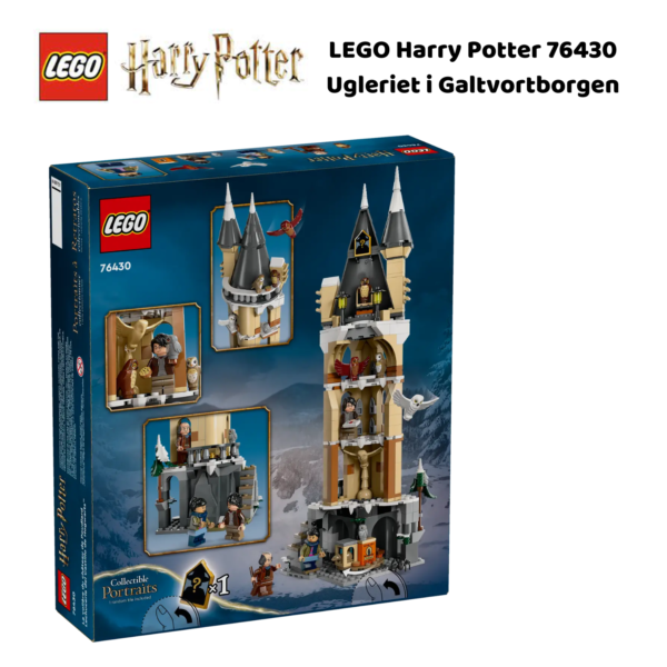 LEGO Harry Potter 76430 Ugleriet i Galtvortborgen | LEGO byggesett for barn fra 8 år og oppover | gaver til barn 8 år og popover_2