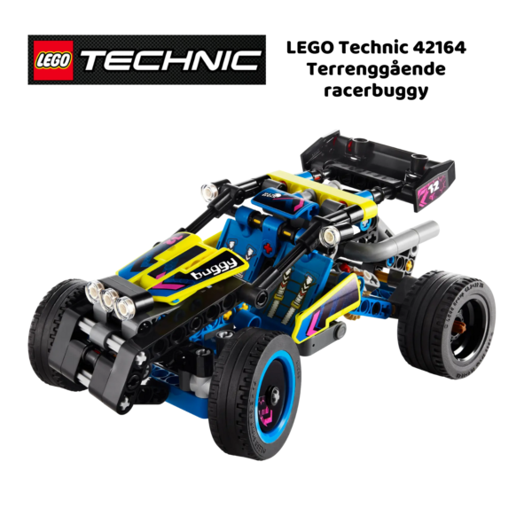 LEGO Technic 42164 Terrenggående racerbuggy | LEGO byggesett for barn fra 8 år og oppover | gaver til barn 8 år og popover_3