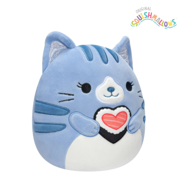 Squishmallows Carizma the Tabby Cat | Squishmallows 19 cm (8-tommer) | Plysj samleobjekt myk og squishy ost utstoppet dyreleke – legg til troppen din – gave til barn, jenter og gutter_3