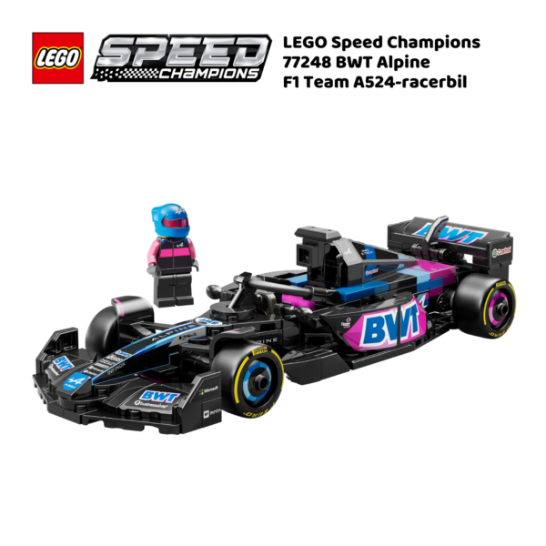 LEGO Speed Champions 77248 BWT Alpine F1 Team A524-racerbil | LEGO byggesett for barn fra 10 år og oppover | gaver til barn 10 år og popover_3