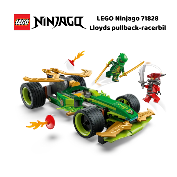 LEGO Ninjago 71828 Lloyds pullback-racerbil | LEGO byggesett for barn fra 7 år og oppover | gaver til barn 7 år og popover_3
