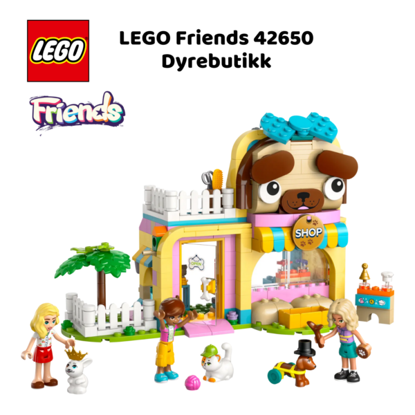LEGO Friends 42650 Dyrebutikk | LEGO byggesett for barn fra 6 år og oppover | gaver til barn 6 år og popover_3