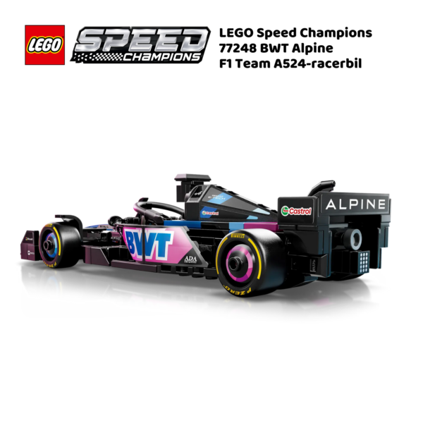 LEGO Speed Champions 77248 BWT Alpine F1 Team A524-racerbil | LEGO byggesett for barn fra 10 år og oppover | gaver til barn 10 år og popover_4