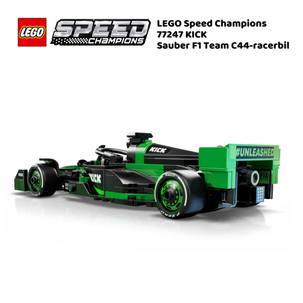 LEGO Speed Champions 77247 KICK Sauber F1 Team C44-racerbil | LEGO byggesett for barn fra 10 år og oppover | gaver til barn 10 år og popover_4