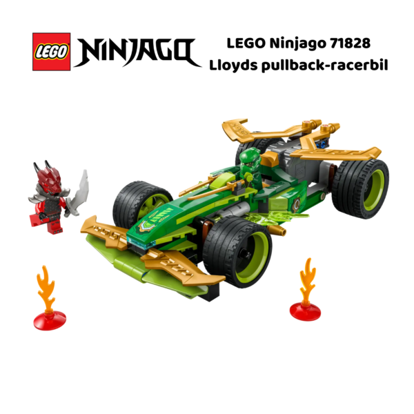 LEGO Ninjago 71828 Lloyds pullback-racerbil | LEGO byggesett for barn fra 7 år og oppover | gaver til barn 7 år og popover_4