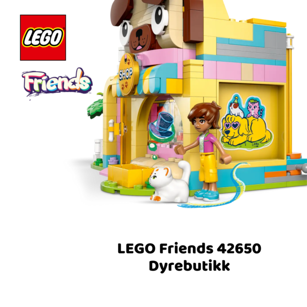 LEGO Friends 42650 Dyrebutikk | LEGO byggesett for barn fra 6 år og oppover | gaver til barn 6 år og popover_4