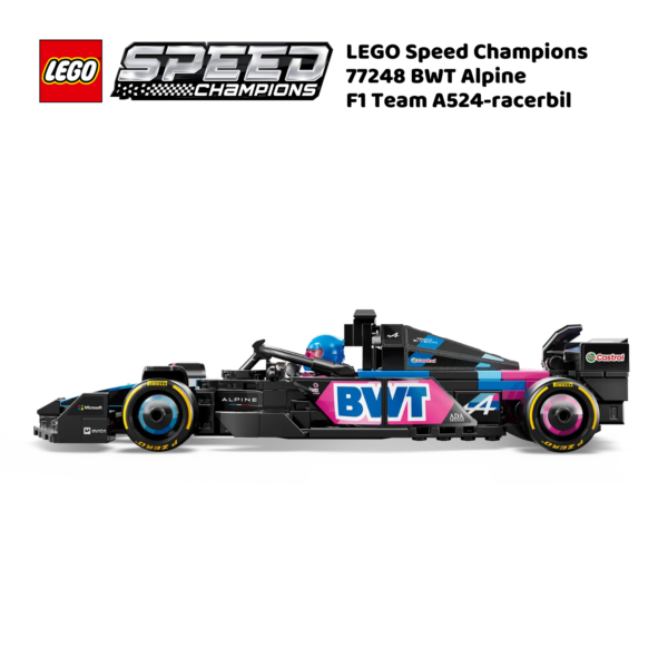 LEGO Speed Champions 77248 BWT Alpine F1 Team A524-racerbil | LEGO byggesett for barn fra 10 år og oppover | gaver til barn 10 år og popover_5