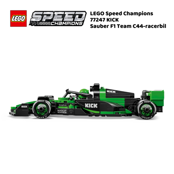 LEGO Speed Champions 77247 KICK Sauber F1 Team C44-racerbil | LEGO byggesett for barn fra 10 år og oppover | gaver til barn 10 år og popover_5