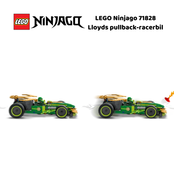 LEGO Ninjago 71828 Lloyds pullback-racerbil | LEGO byggesett for barn fra 7 år og oppover | gaver til barn 7 år og popover_5