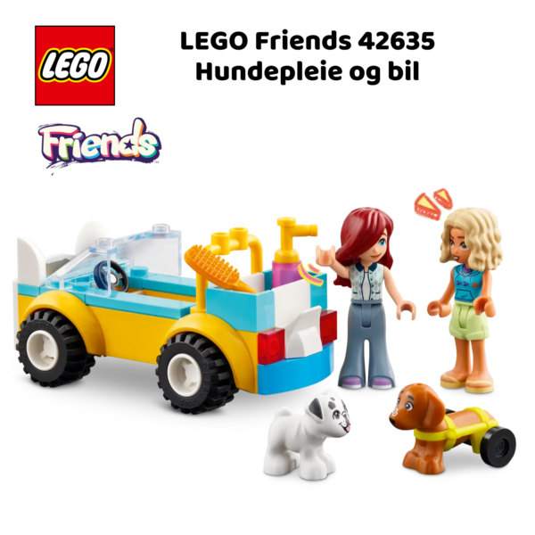 LEGO Friends 42635 Hundepleie og bil | LEGO byggesett for barn fra 4 år og oppover | gaver til barn 4 år og popover_5