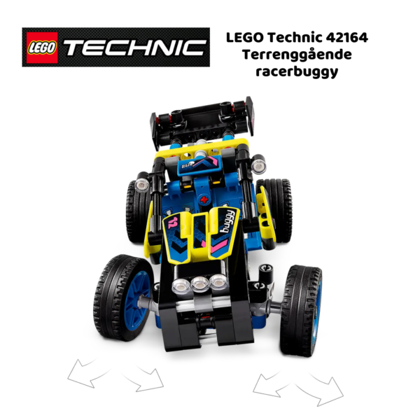 LEGO Technic 42164 Terrenggående racerbuggy | LEGO byggesett for barn fra 8 år og oppover | gaver til barn 8 år og popover_6