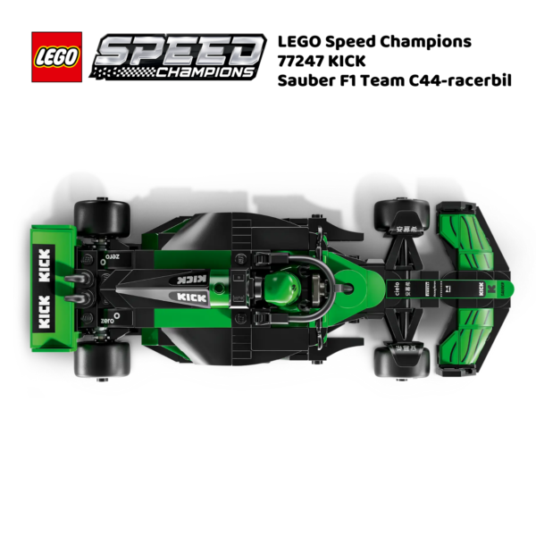 LEGO Speed Champions 77247 KICK Sauber F1 Team C44-racerbil | LEGO byggesett for barn fra 10 år og oppover | gaver til barn 10 år og popover_6