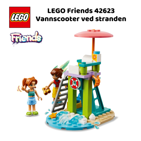 LEGO Friends 42623 Vannscooter ved stranden | LEGO byggesett for barn fra 5 år og oppover | gaver til barn 5 år og popover_6