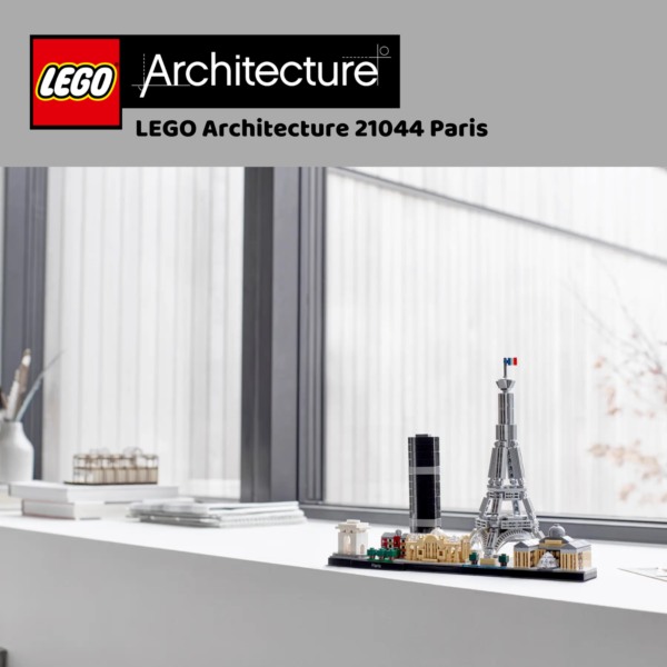 LEGO Architecture 21044 Paris | LEGO byggesett for barn fra 12 år og oppover | gaver til barn 12 år og popover_6