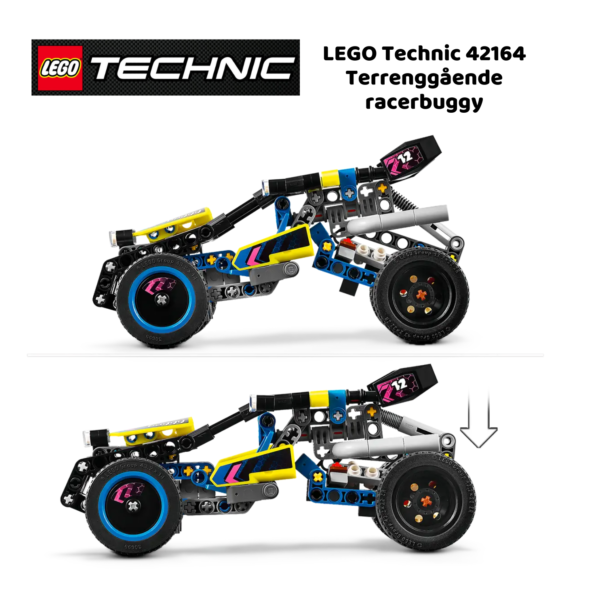 LEGO Technic 42164 Terrenggående racerbuggy | LEGO byggesett for barn fra 8 år og oppover | gaver til barn 8 år og popover_7