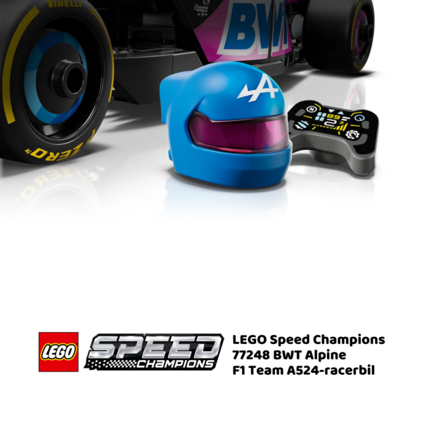 LEGO Speed Champions 77248 BWT Alpine F1 Team A524-racerbil | LEGO byggesett for barn fra 10 år og oppover | gaver til barn 10 år og popover_7