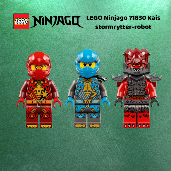 LEGO Ninjago 71830 Kais stormrytter-robot | LEGO byggesett for barn fra 7 år og oppover | gaver til barn 7 år og popover_7