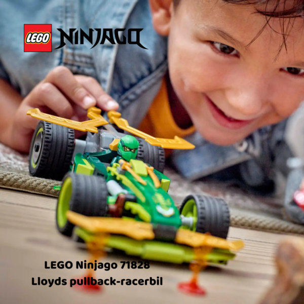 LEGO Ninjago 71828 Lloyds pullback-racerbil | LEGO byggesett for barn fra 7 år og oppover | gaver til barn 7 år og popover_7