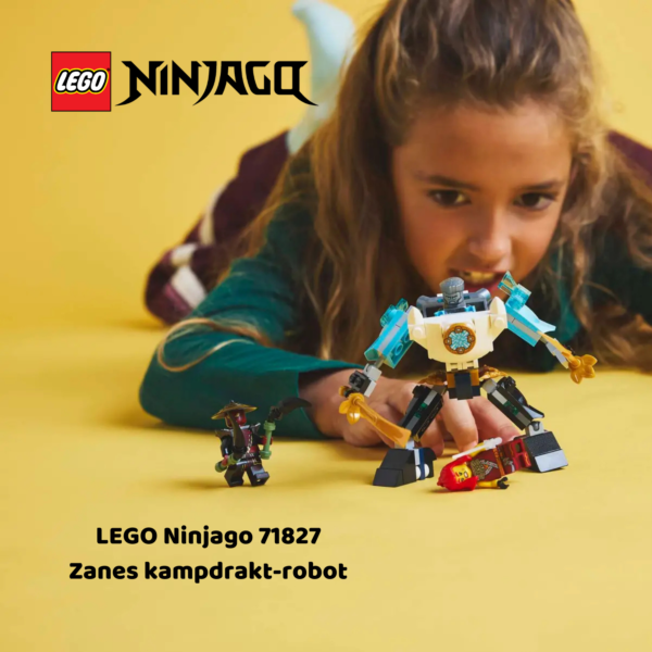 LEGO Ninjago 71827 Zanes kampdrakt-robot | LEGO byggesett for barn fra 6 år og oppover | gaver til barn 6 år og popover_7